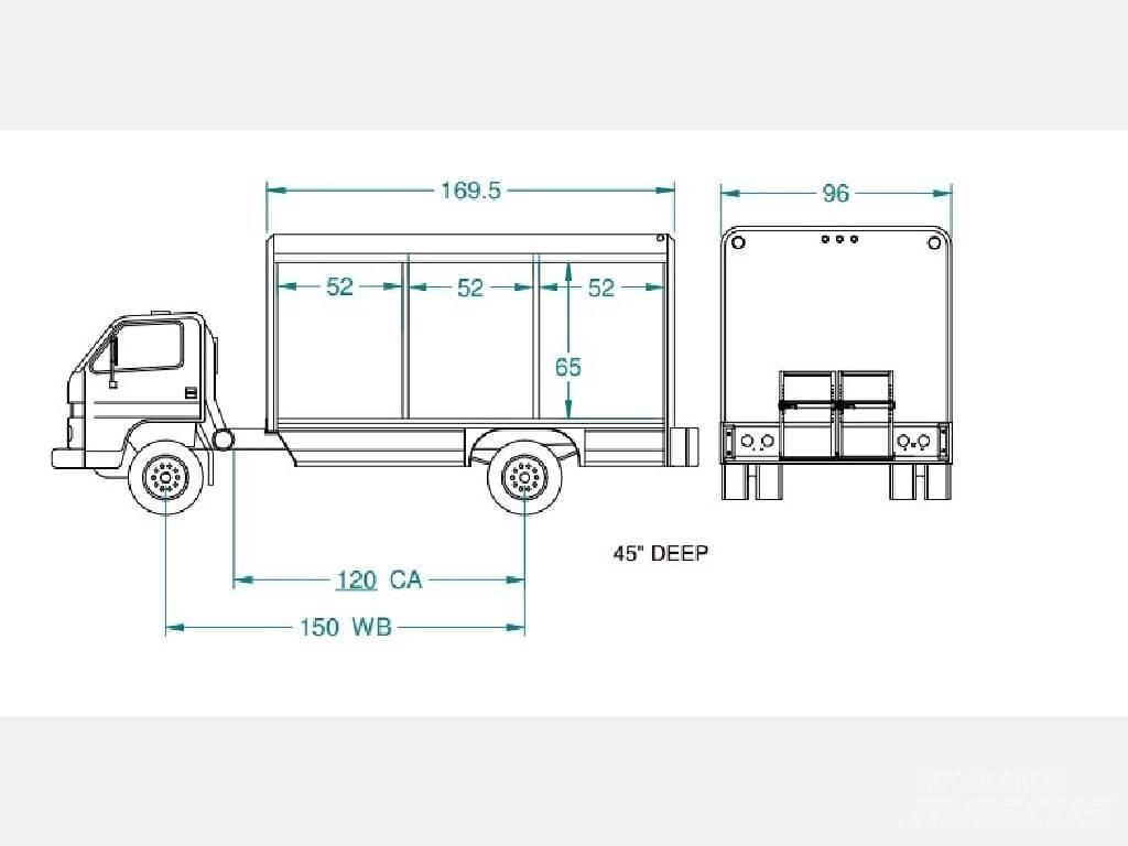 Isuzu NRR شاحنات نقل المشروبات