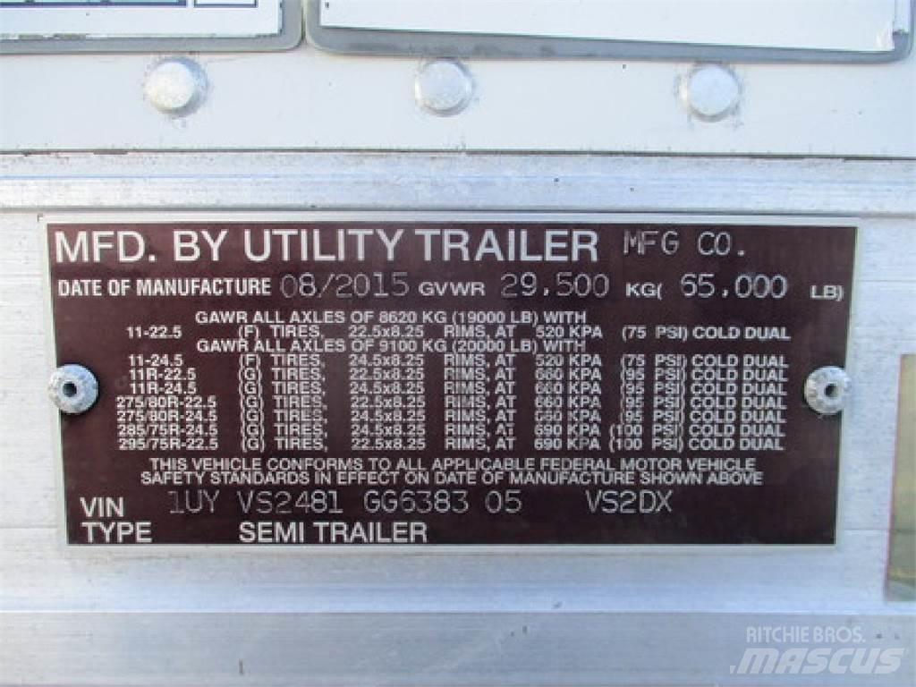 Utility VS2DX 48' مقطورات ذات هيكل صندوقي