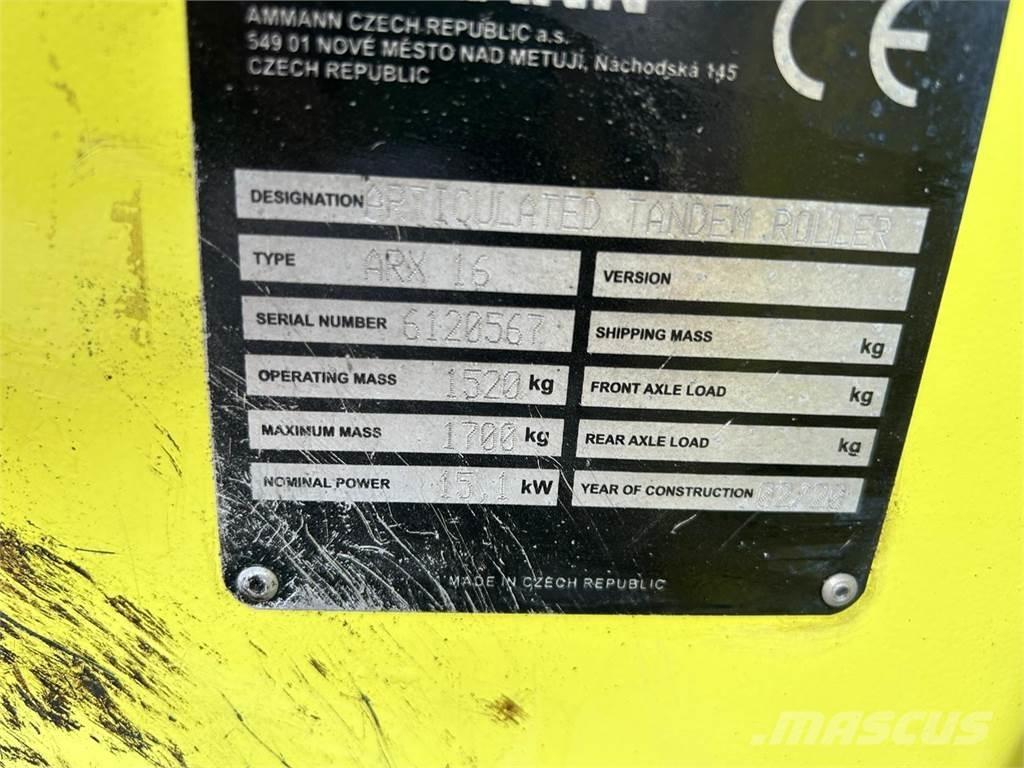 Ammann ARX16 AMMANN ARX16 مداحل ثنائية الاسطوانة