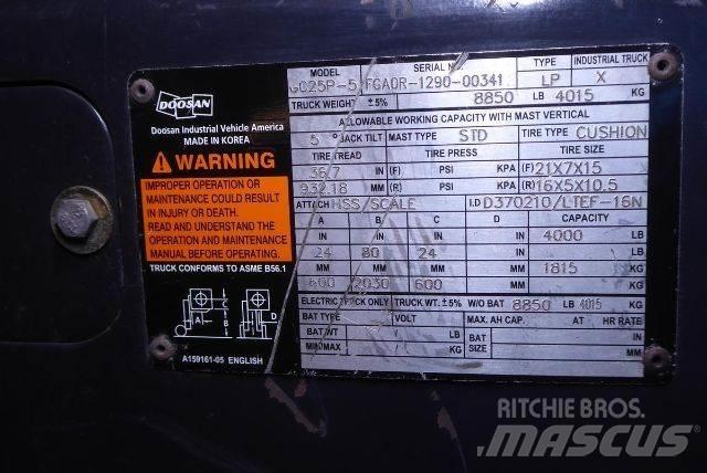 Doosan GC25P-5 شاحنات ذات رافعات شوكية - أخرى