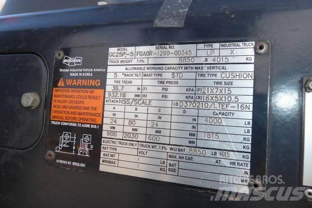 Doosan GC25P-5 شاحنات ذات رافعات شوكية - أخرى