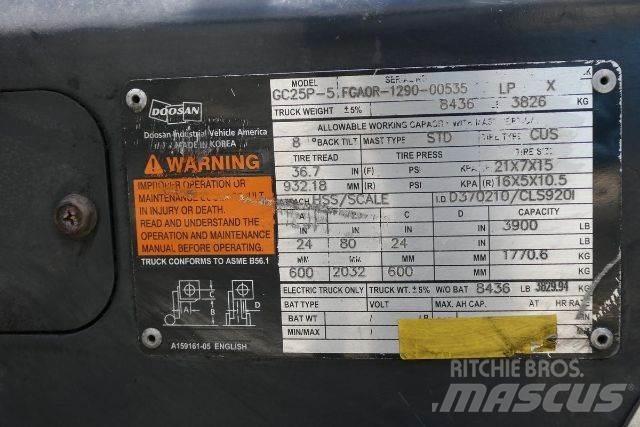 Doosan GC25P-5 شاحنات ذات رافعات شوكية - أخرى