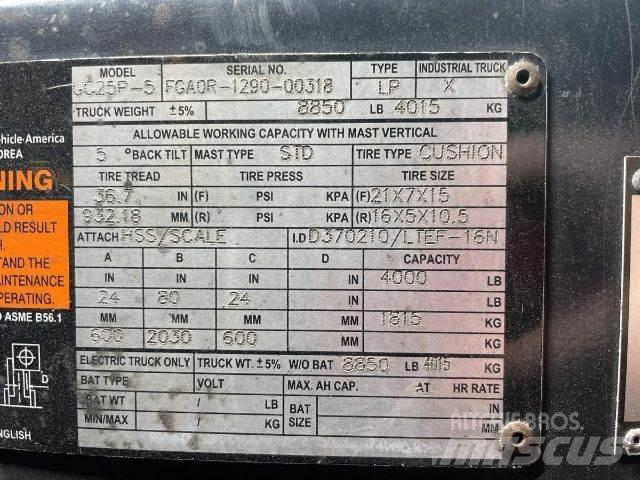 Doosan GC25P-5 شاحنات ذات رافعات شوكية - أخرى