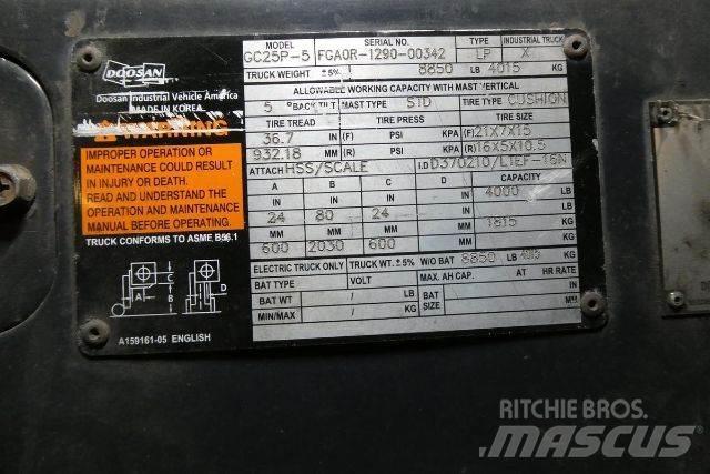 Doosan GC25P-5 شاحنات ذات رافعات شوكية - أخرى
