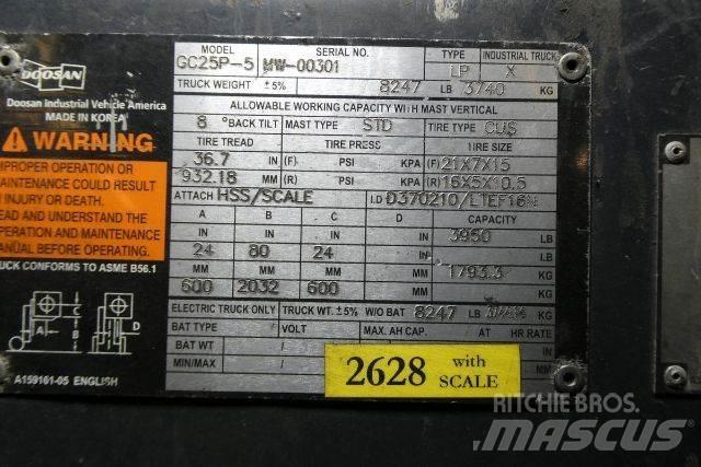 Doosan GC25P-5 شاحنات ذات رافعات شوكية - أخرى