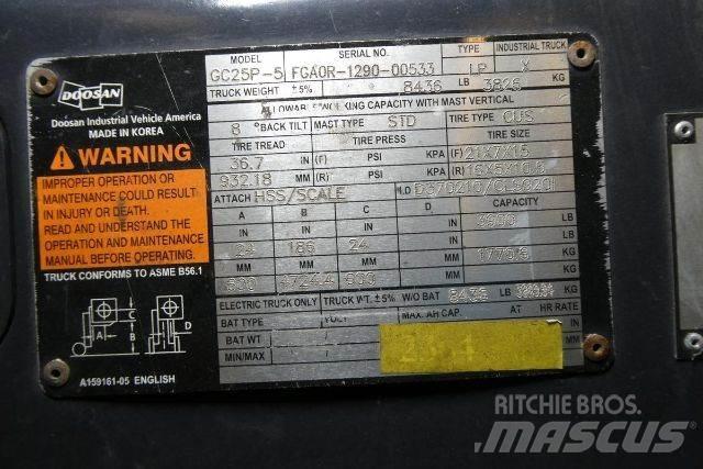 Doosan GC25P-5 شاحنات ذات رافعات شوكية - أخرى