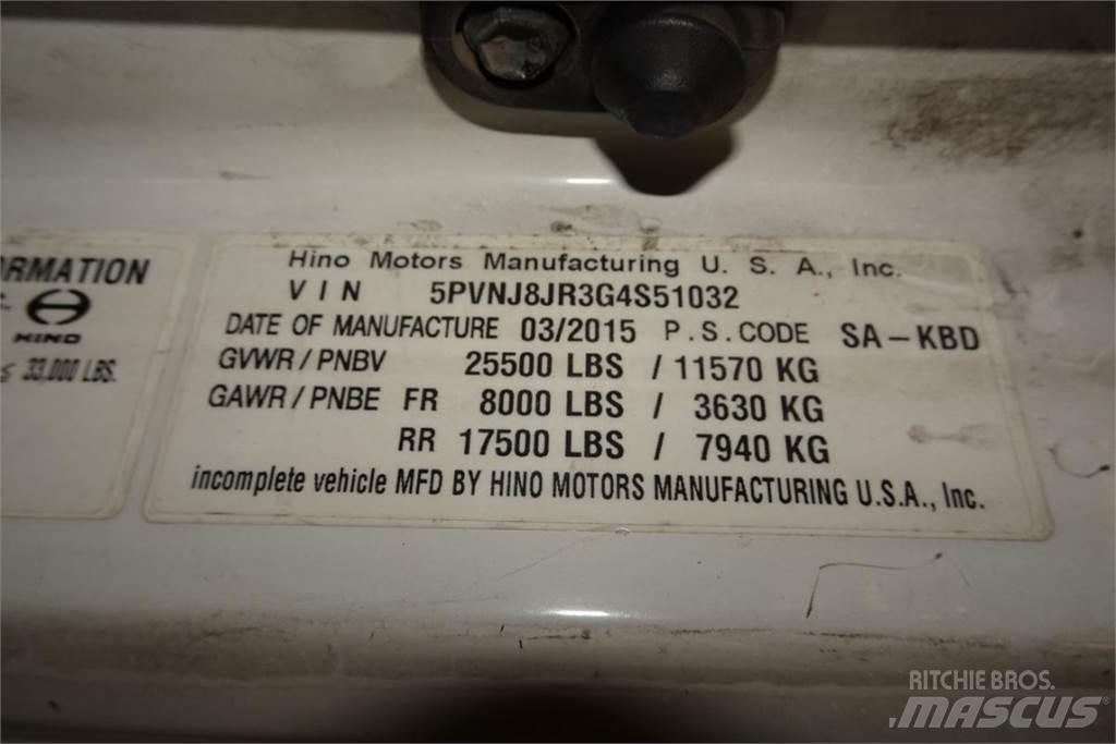 Hino 258 شاحنات ذات هيكل صندوقي
