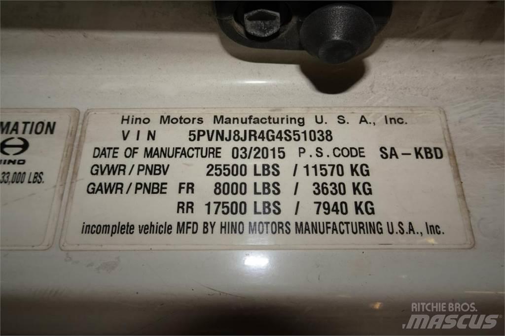 Hino 258 شاحنات ذات هيكل صندوقي