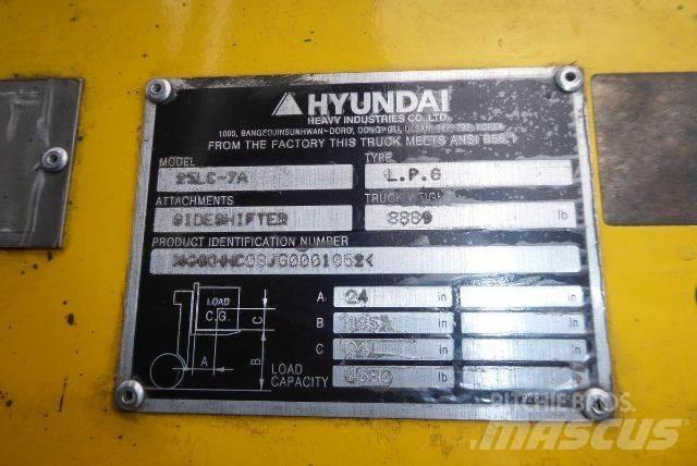 Hyundai 25LC-7A شاحنات ذات رافعات شوكية - أخرى