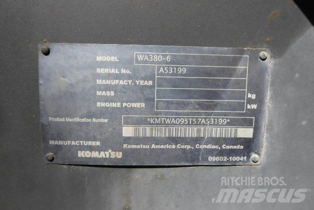 Komatsu WA380-6 لوادر بعجل