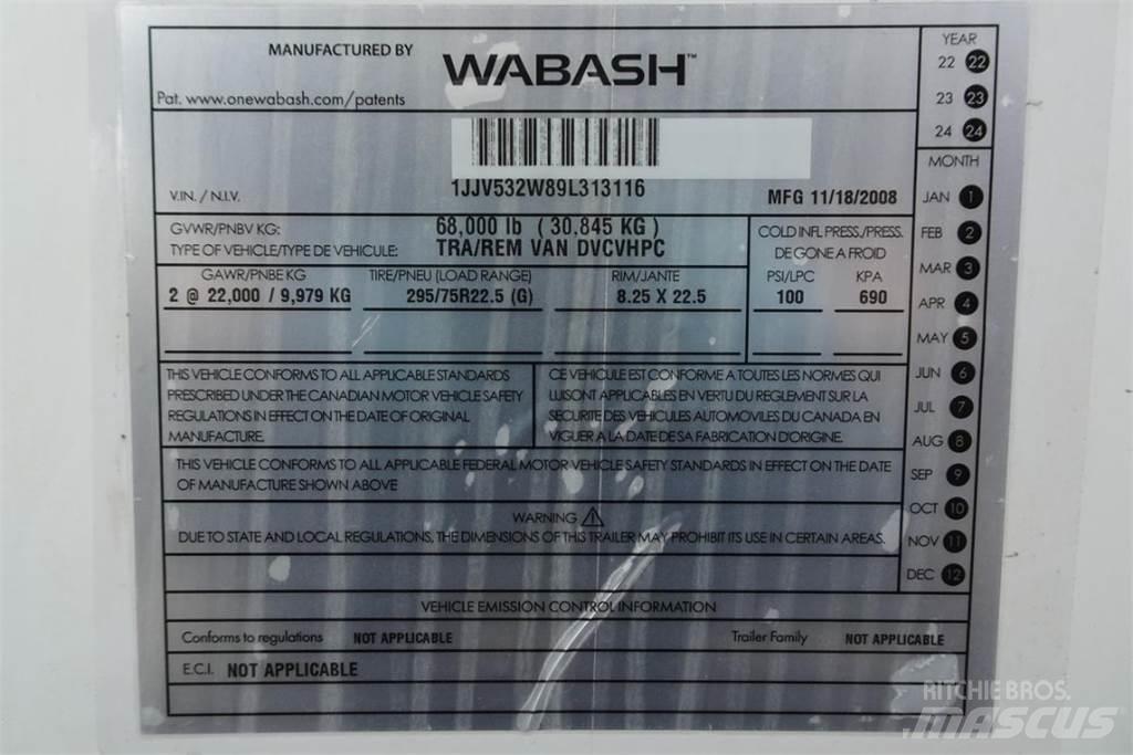 Wabash DVCVHPC مقطورات ذات هيكل صندوقي