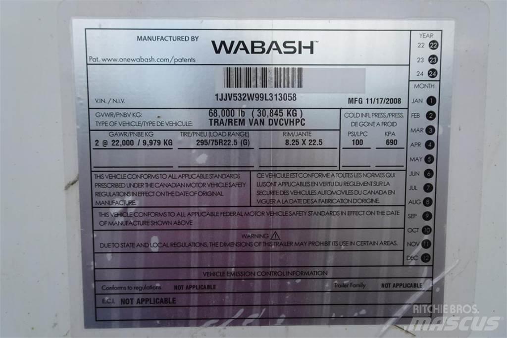 Wabash DVCVHPC مقطورات ذات هيكل صندوقي
