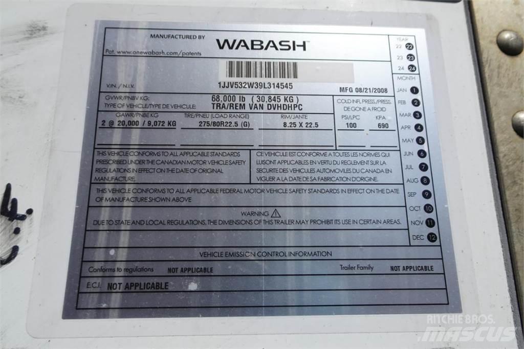 Wabash DVHDHPC مقطورات ذات هيكل صندوقي