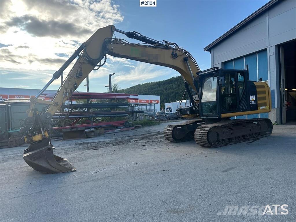 CAT 318EL حفارات زحافة