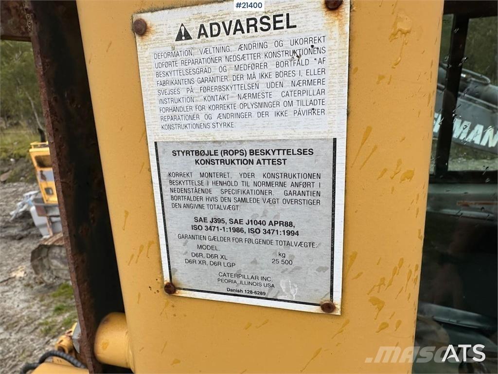 CAT D6R LGP بلدوزرات مجنزرة