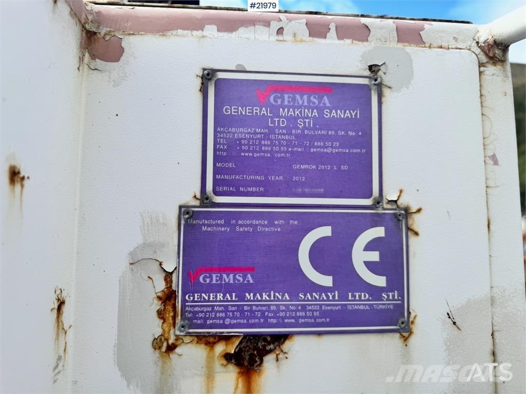 Gemsa Brønnborerigg معدات الثقب السطحي