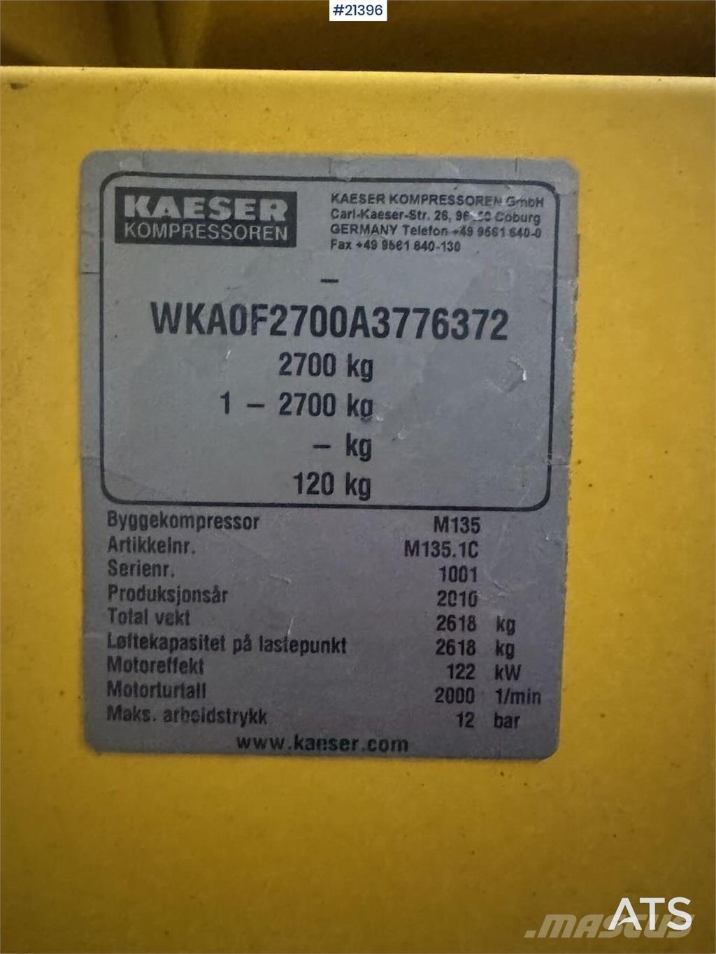 Kaeser M135 مكابس