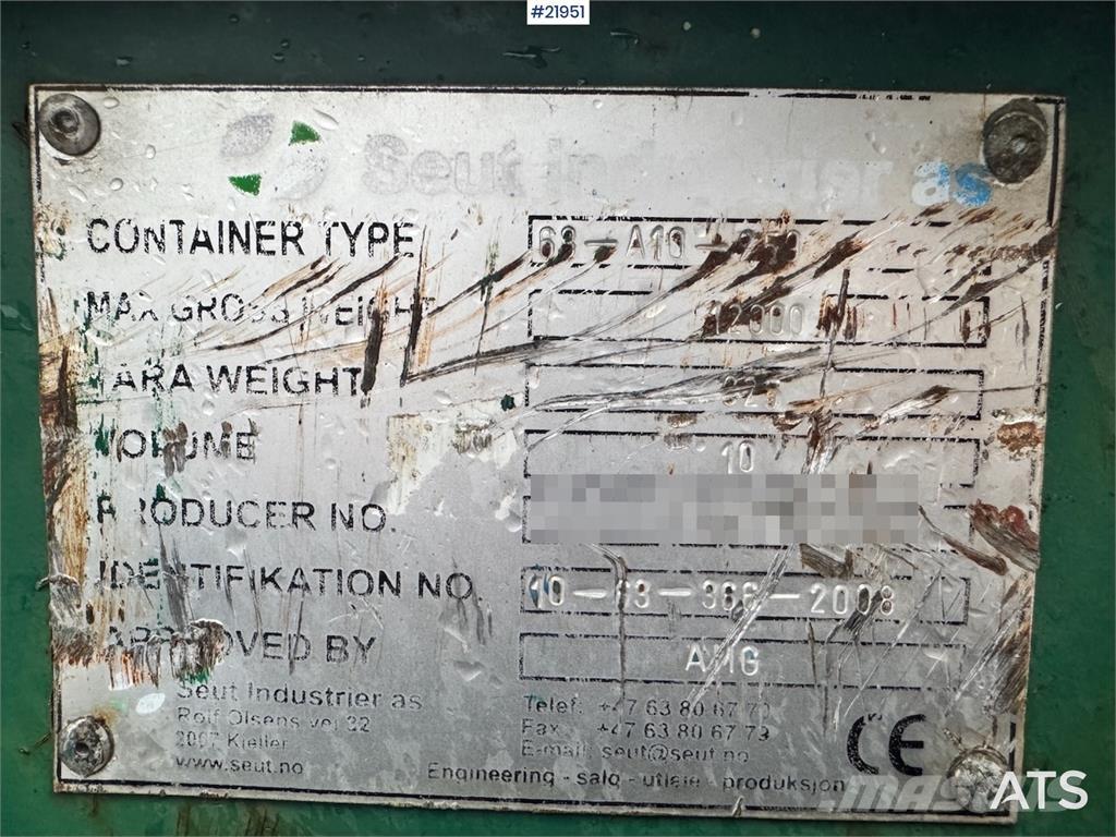  Liftcontainer 10m3 حاويات خاصة