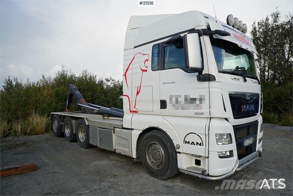 MAN TGX 35.560 شاحنات الرافعات الخطافية