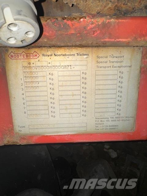  Noteboom 2008 نصف مقطورات مسطحة / مفصلية الجوانب