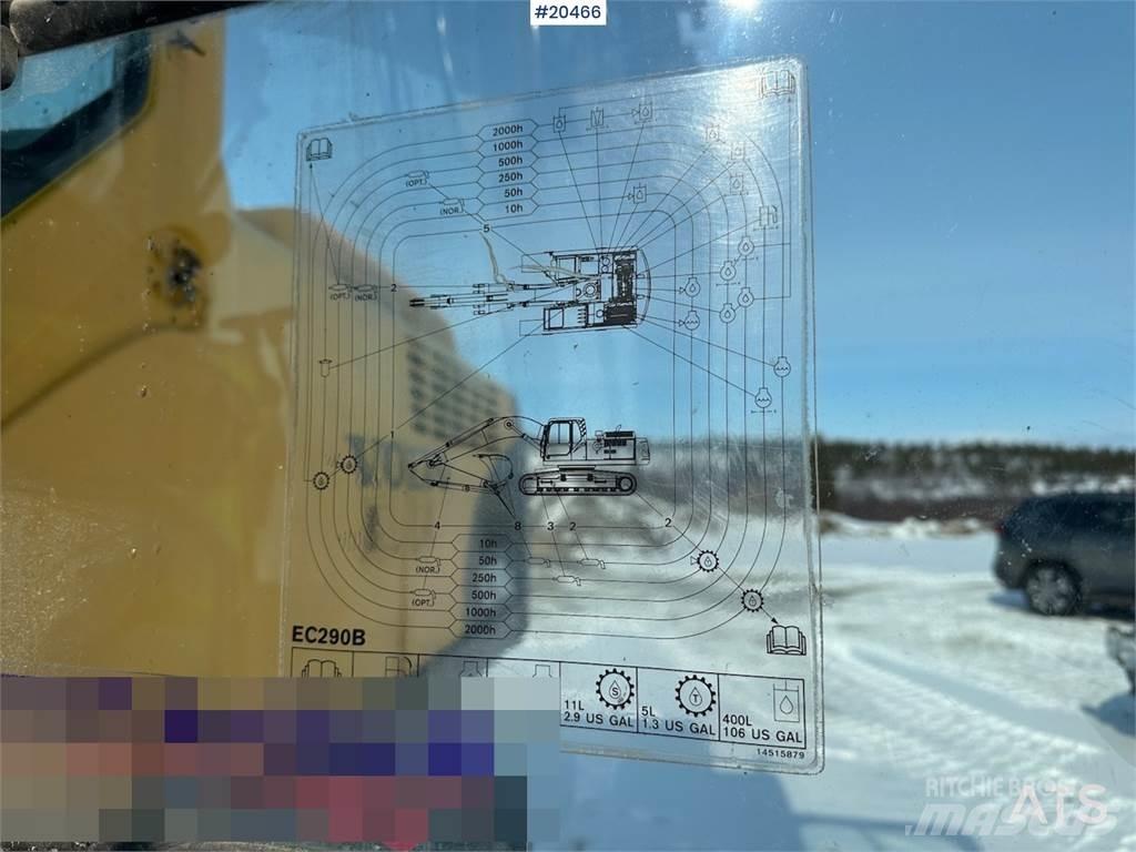 Volvo EC290 BLC حفارات زحافة