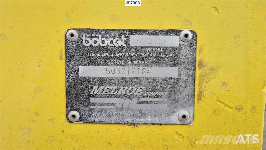 Bobcat 231 حفارات صغيرة أقل من 7 طن (حفارات صغيرة)
