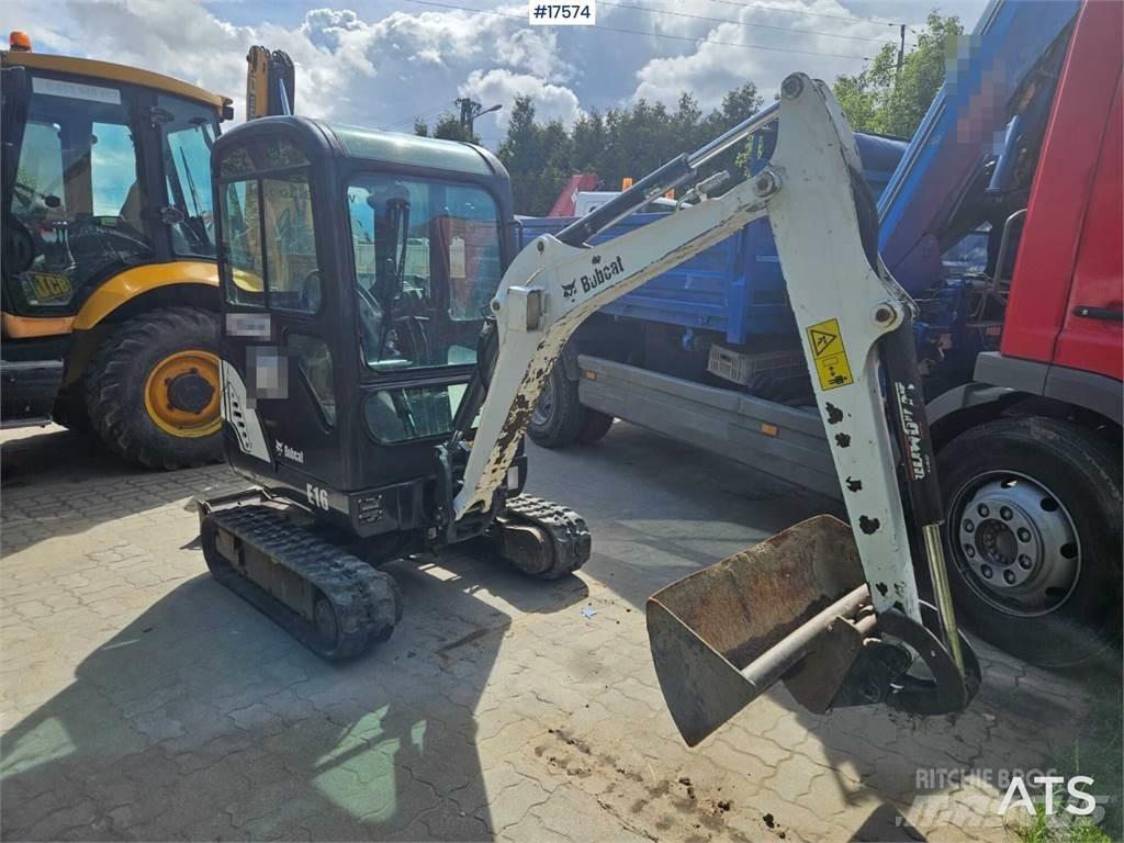 Bobcat E16 حفارات صغيرة أقل من 7 طن (حفارات صغيرة)