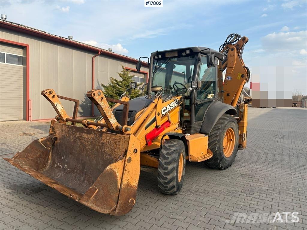 CASE 580T لوادر ذات جرافات عكسية
