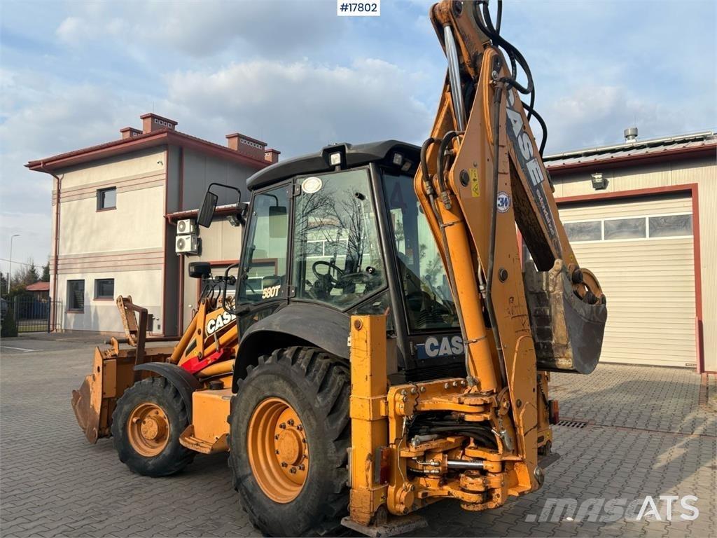 CASE 580T لوادر ذات جرافات عكسية