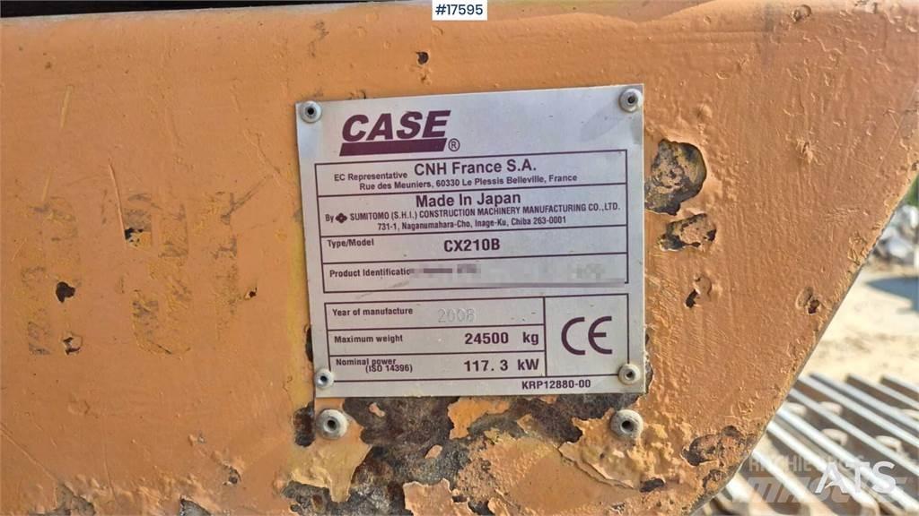 CASE CX210B حفارات زحافة