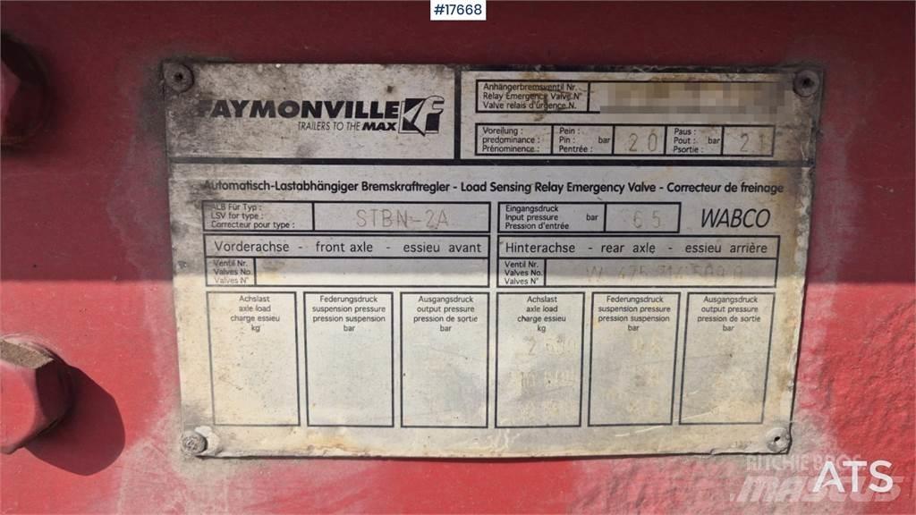 Faymonville STBN-2A نصف مقطورة مسطحة منخفضة