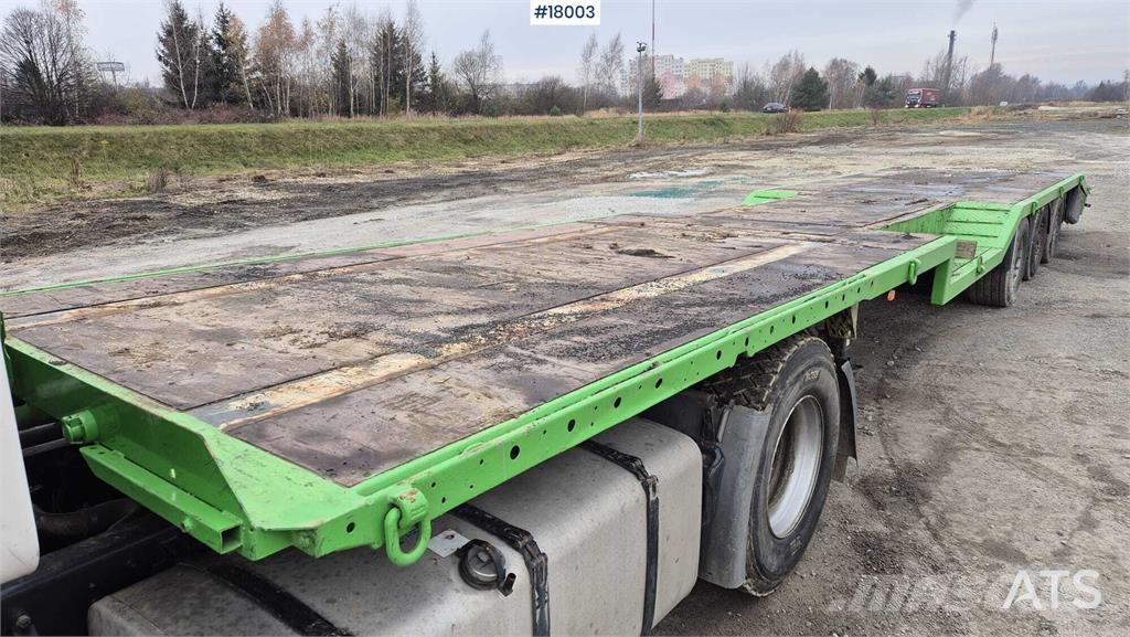 Fliegl SDS نصف مقطورة مسطحة منخفضة