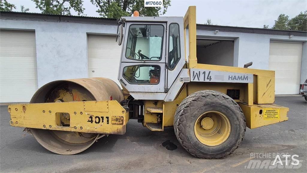 Hamm 4011D مداحل أحادية الأسطوانة