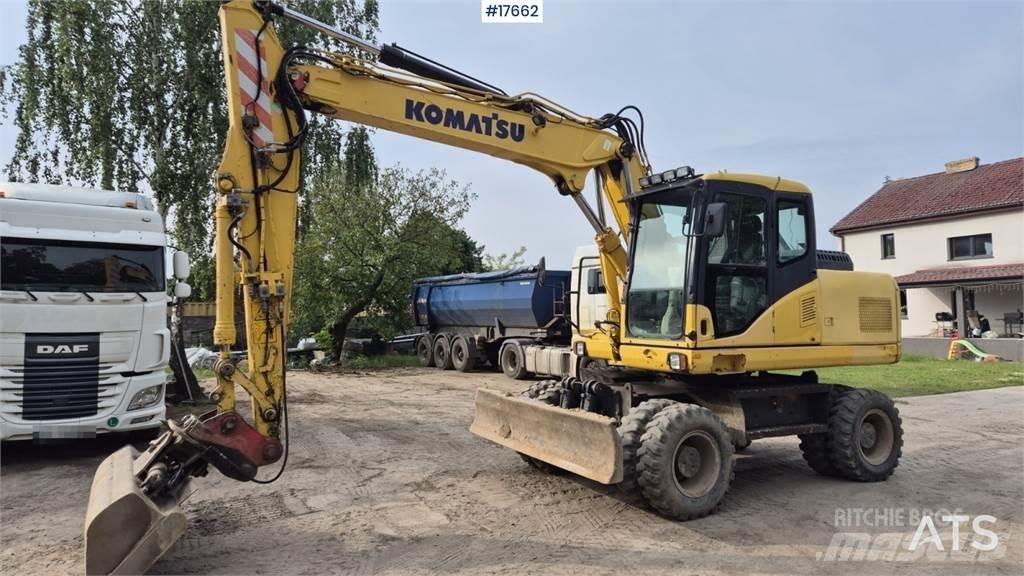 Komatsu PW 160 حفارات بعجل