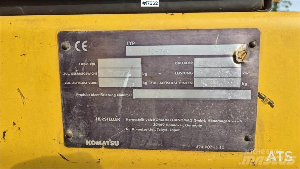 Komatsu PW 160 حفارات بعجل