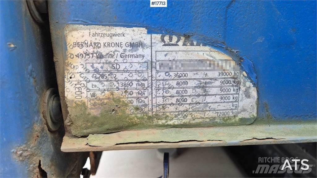 Krone SD نصف مقطورات بباب جانبي