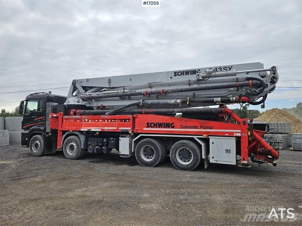 MAN TGS 41.540 مضخات خرسانة