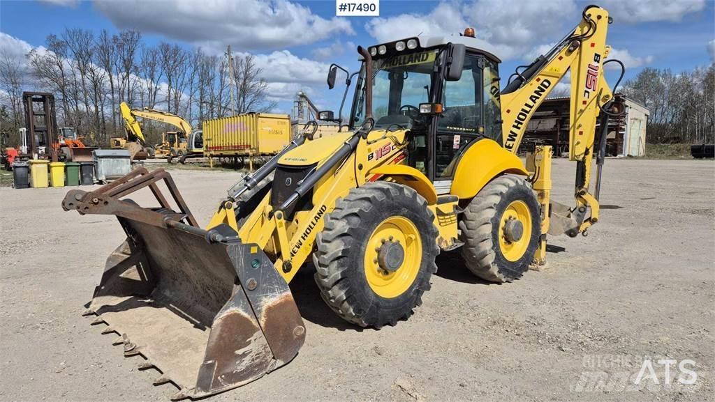 New Holland B 115C لوادر ذات جرافات عكسية