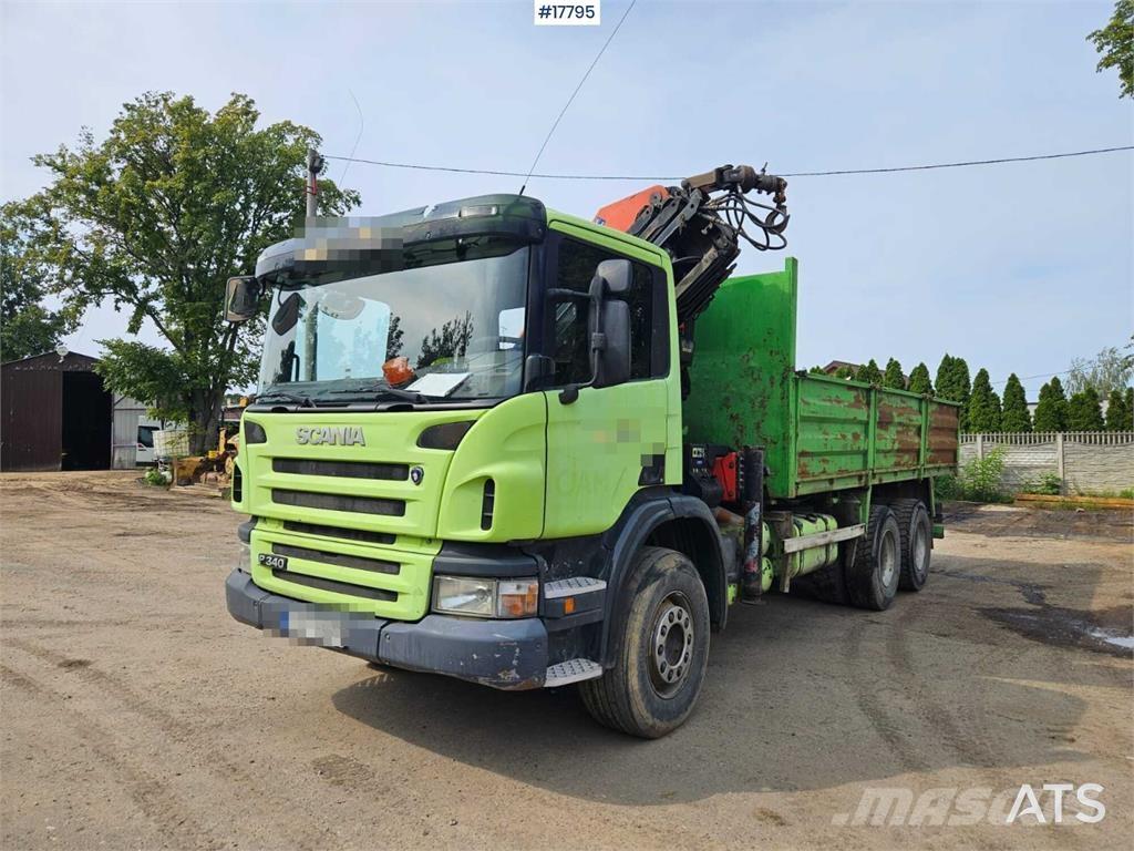 Scania P 340 شاحنات الرافعات