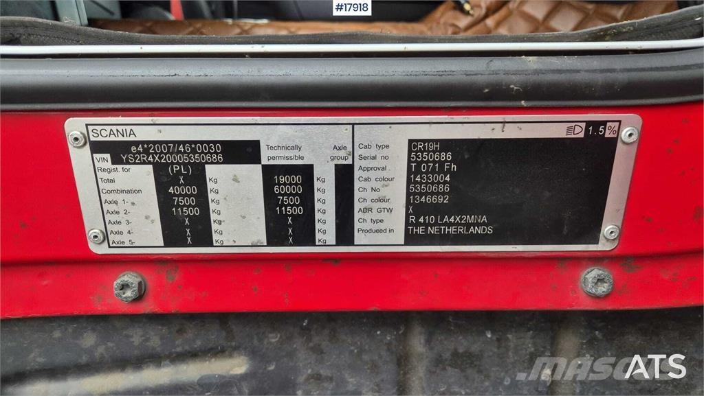 Scania R410 وحدات الجر