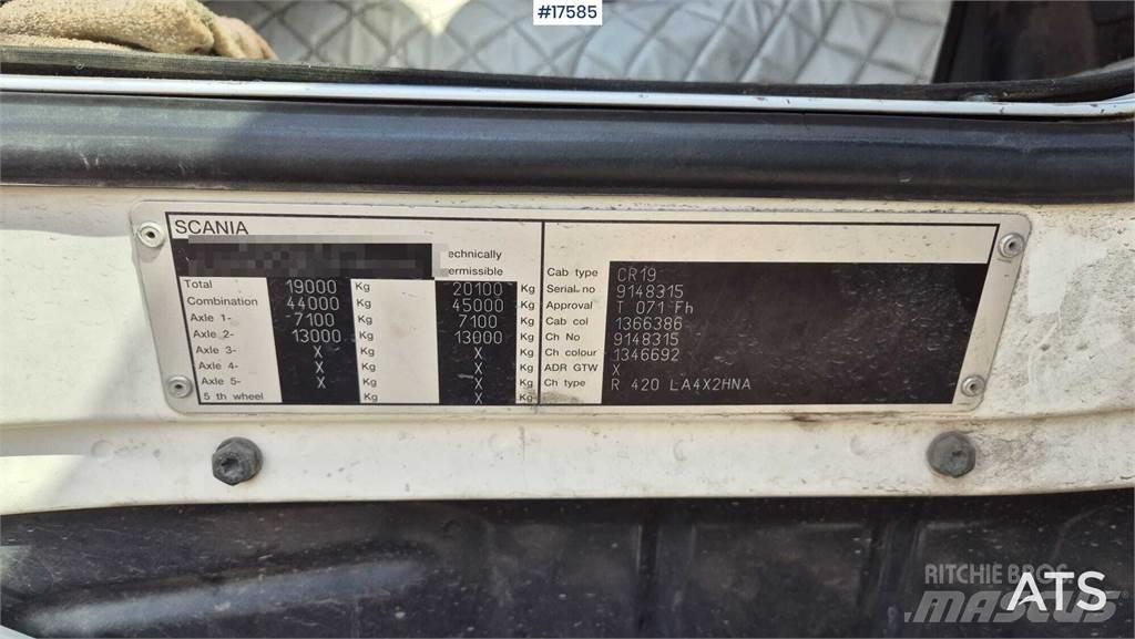 Scania R420 وحدات الجر