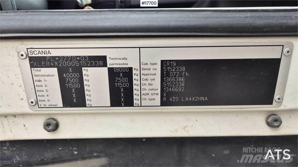 Scania R420 وحدات الجر