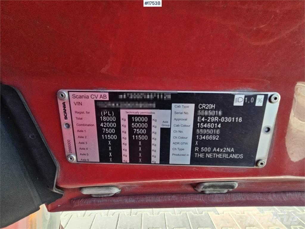Scania R500 وحدات الجر