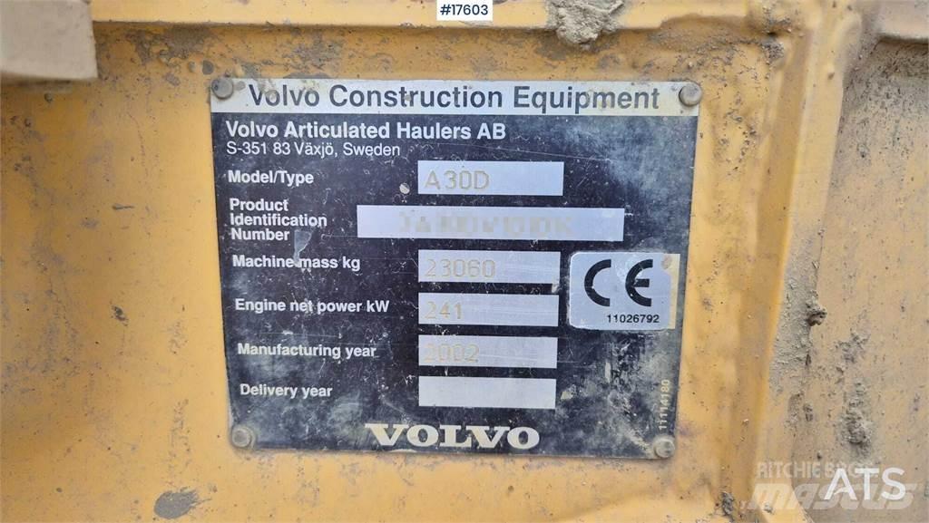 Volvo A30D ساحبات مفصلية