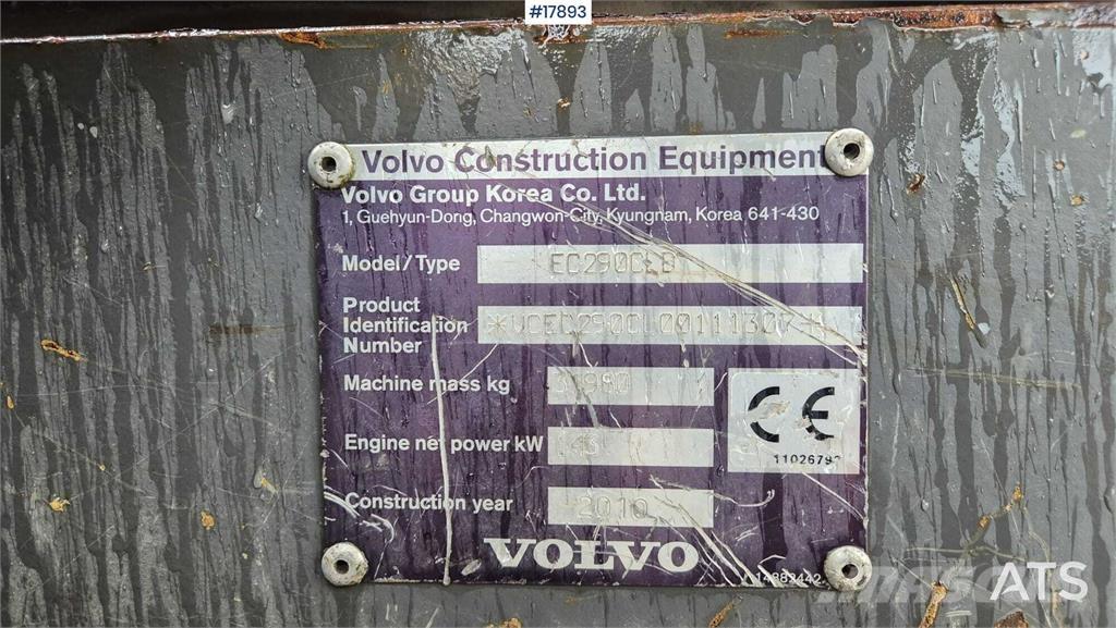 Volvo EC 290 CLD حفارات زحافة