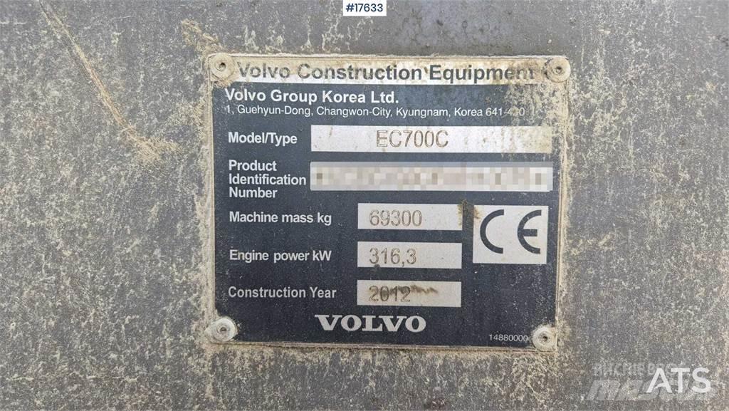 Volvo EC 700C حفارات زحافة