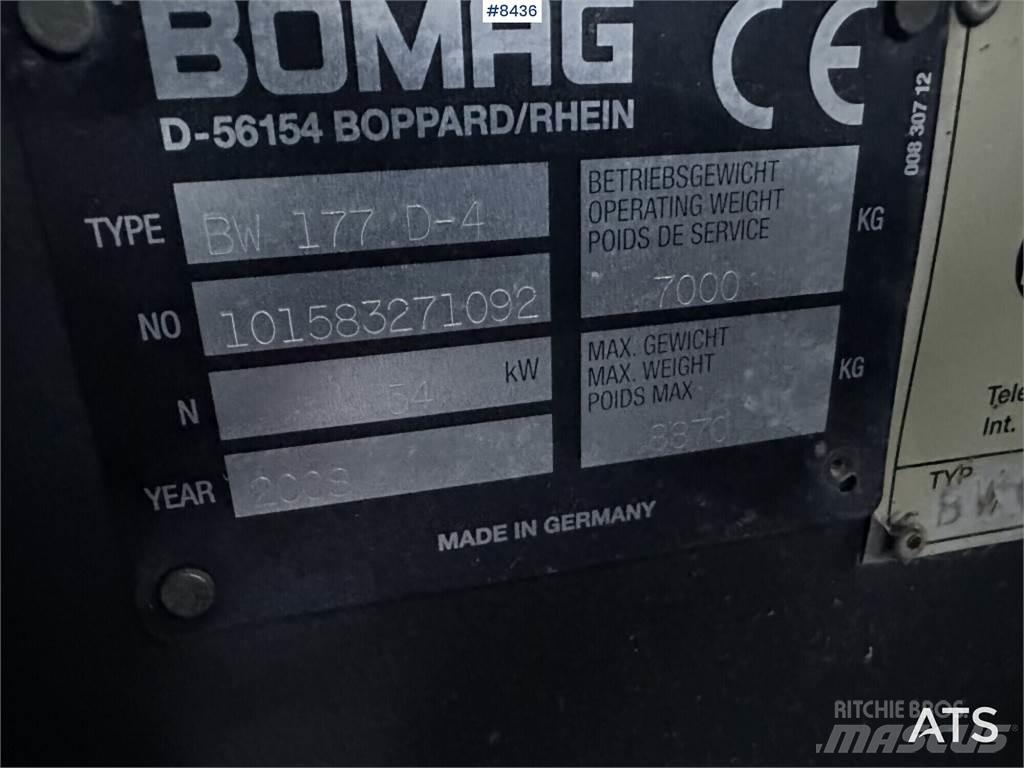 Bomag BW 177D-4 مداحل
