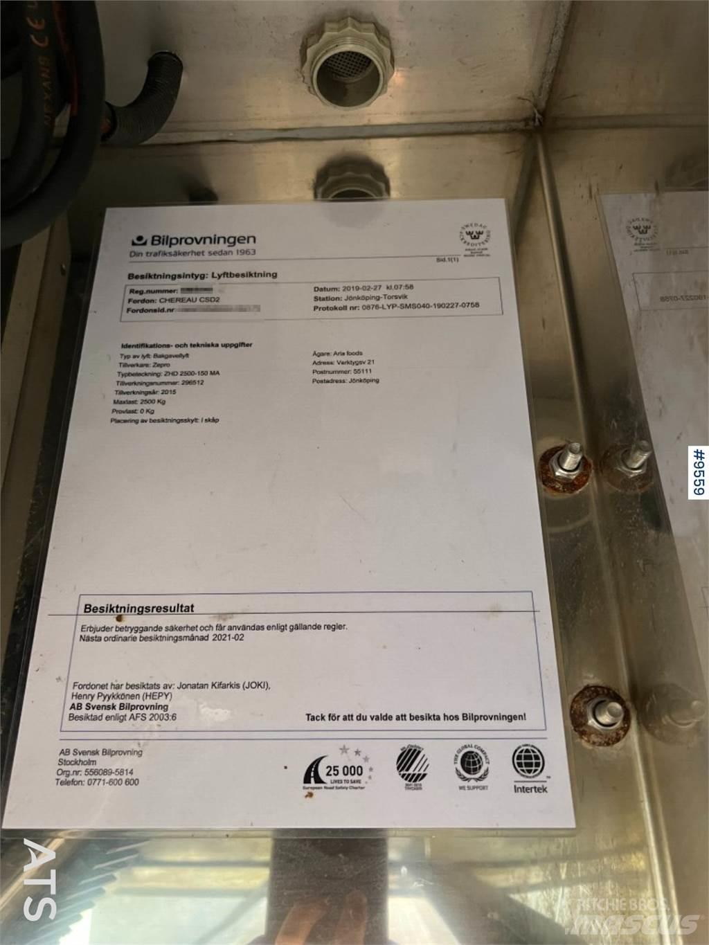 Chereau CSD2 نصف مقطورات حاويات