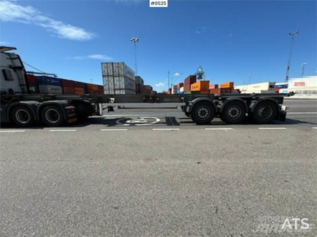 Fruehauf annet نصف مقطورات حاويات