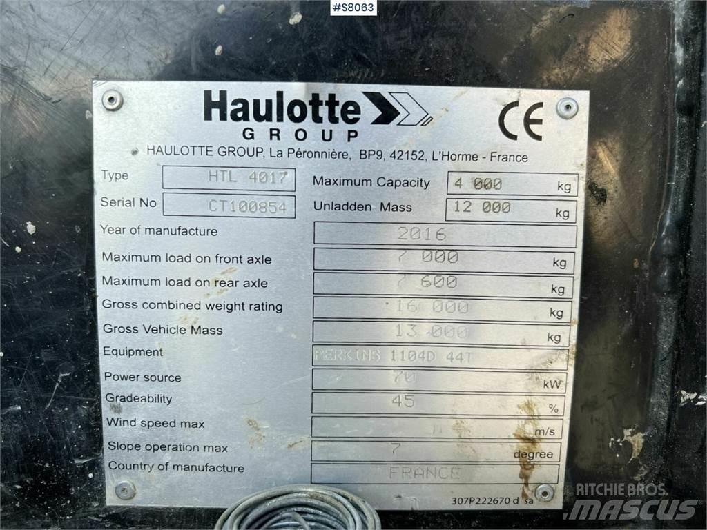 Haulotte HTL4017 مناولات متداخلة